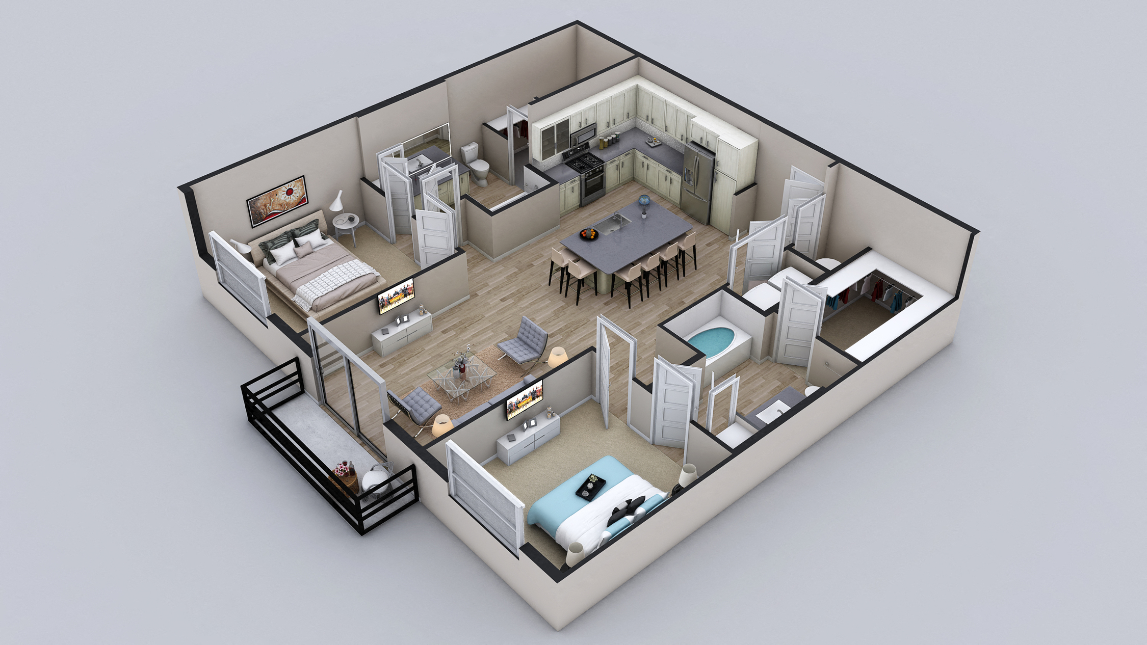 B2 floor plan