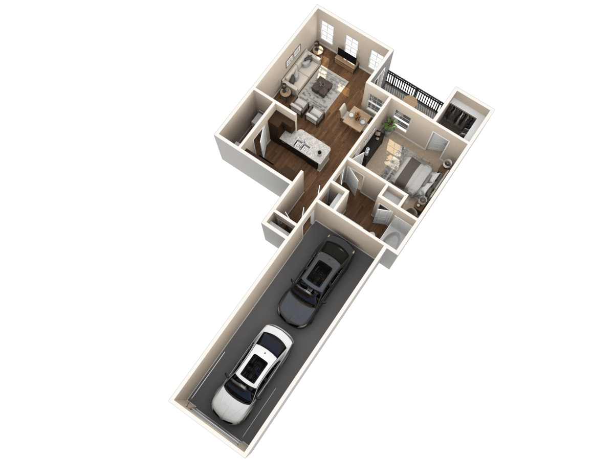 A 1 Lower floor plan