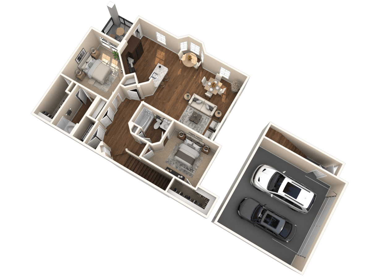 B 2 Upper floor plan