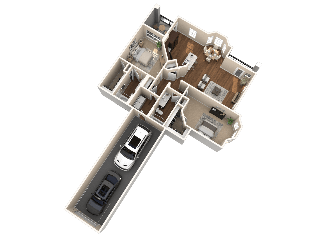 B 2 Lower floor plan