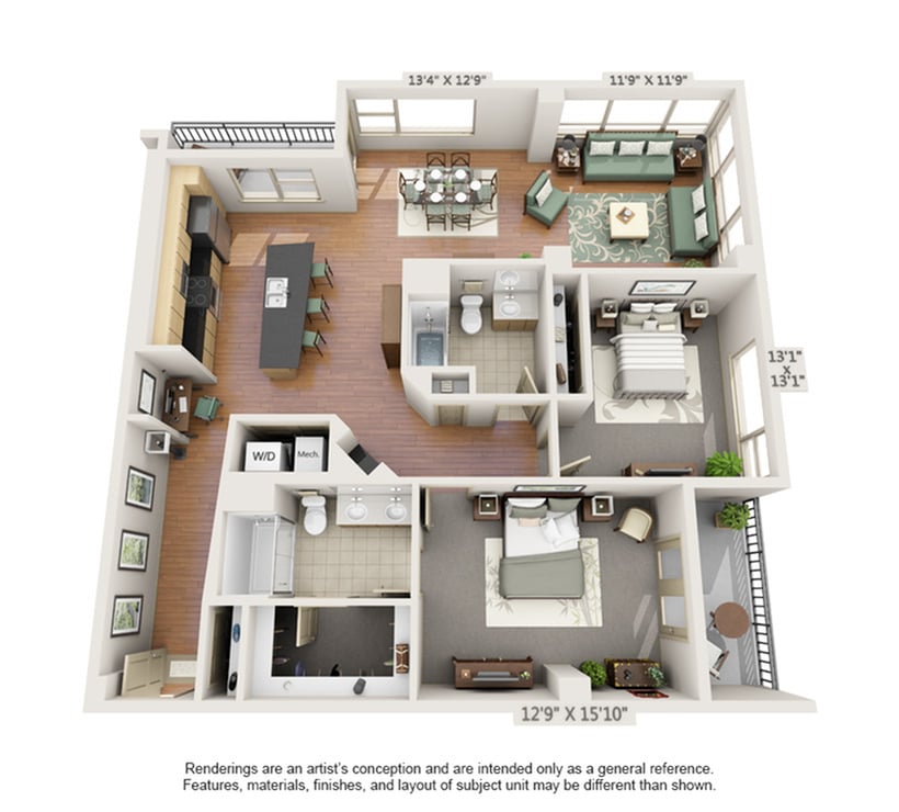 Vermillion floor plan