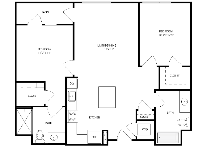 F2 floor plan