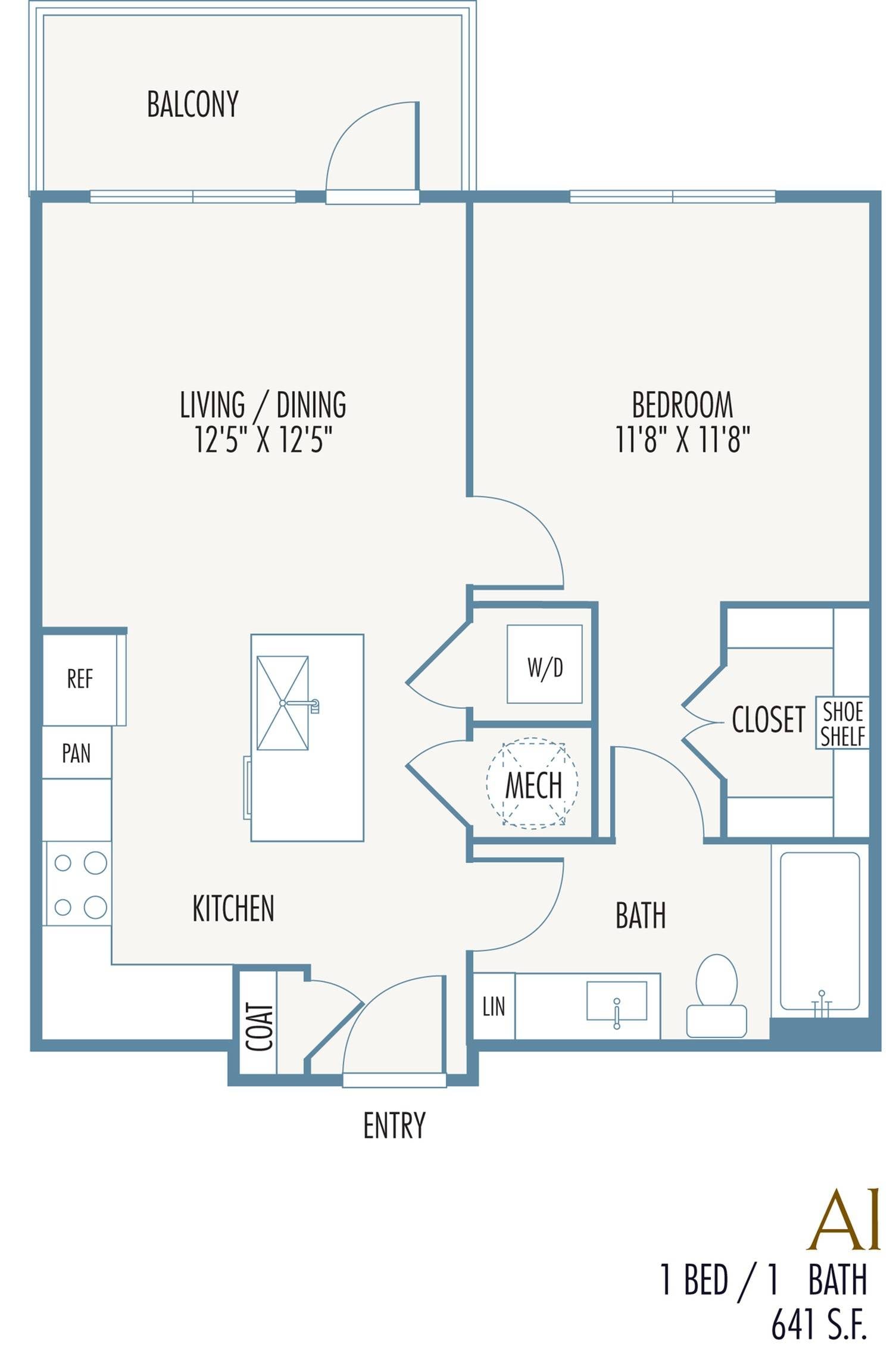 A1 floor plan