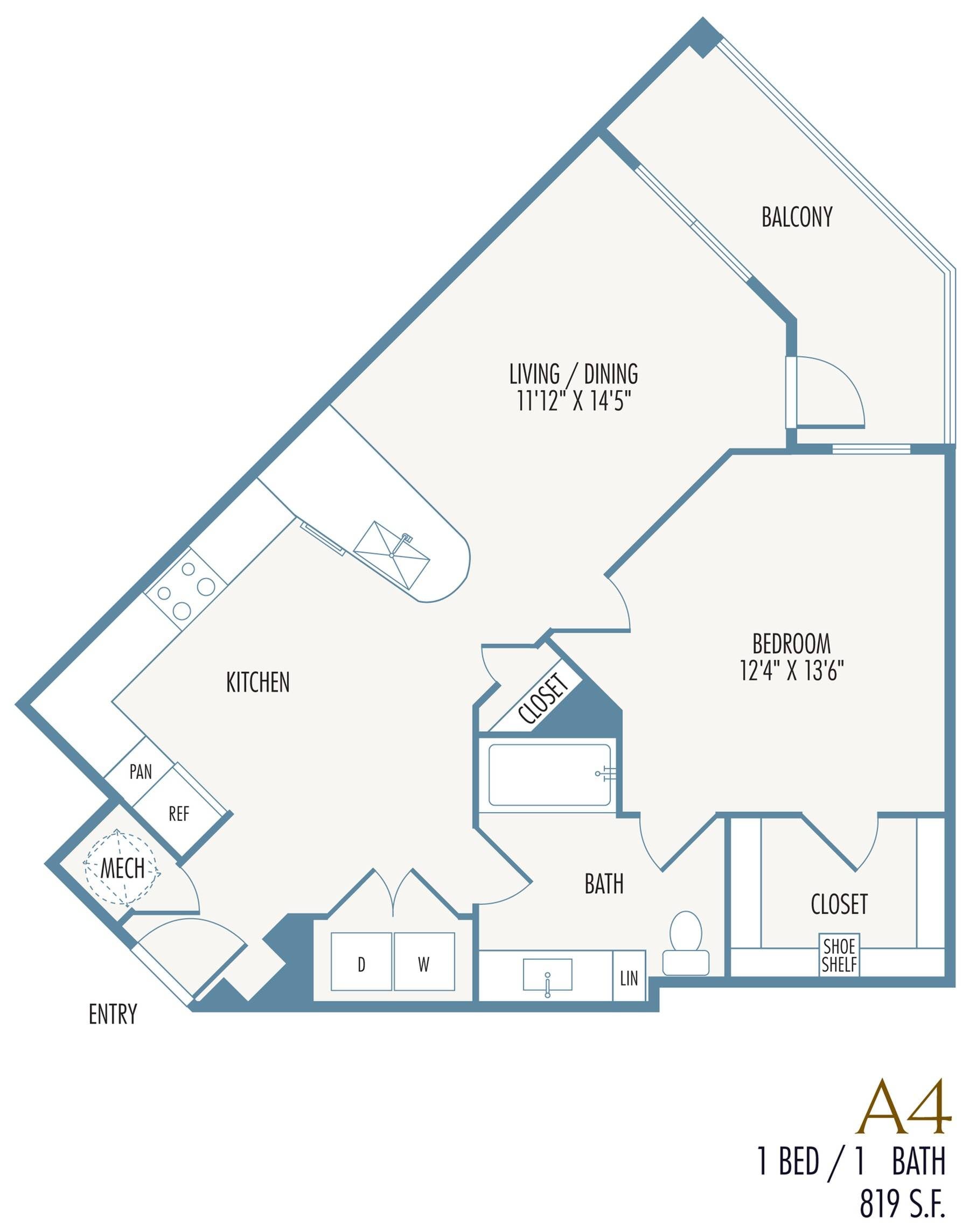 A4 floor plan