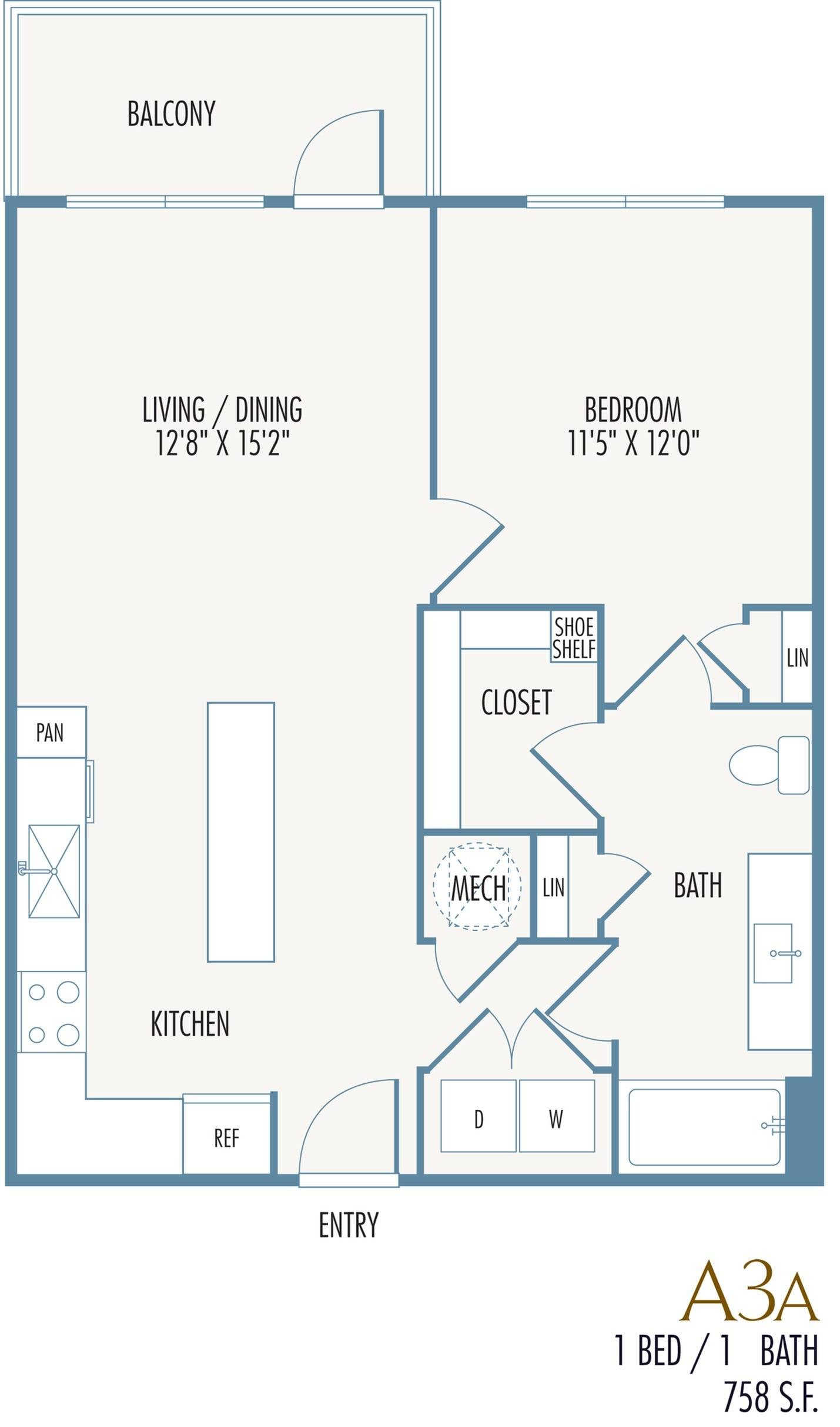 A3a floor plan