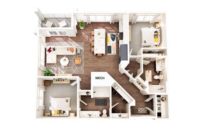 B2 floor plan