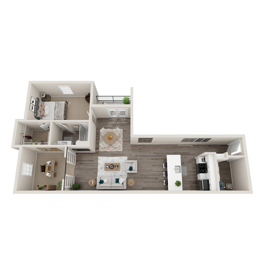 A2 floor plan