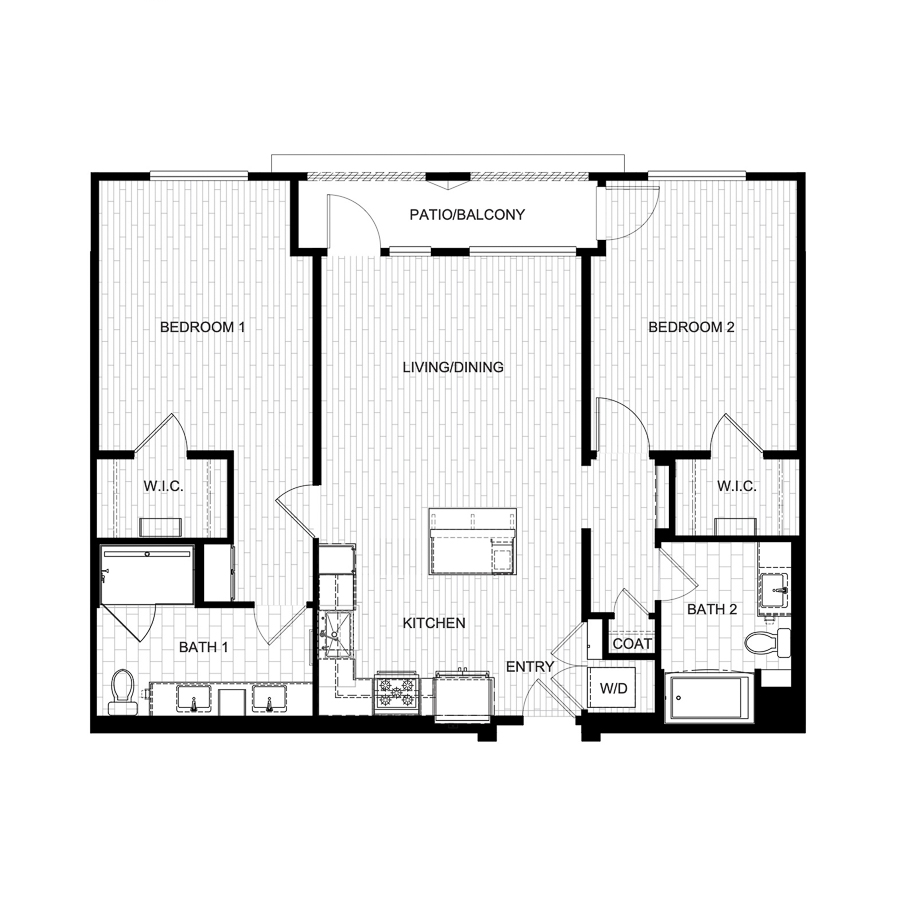 The Calm floor plan