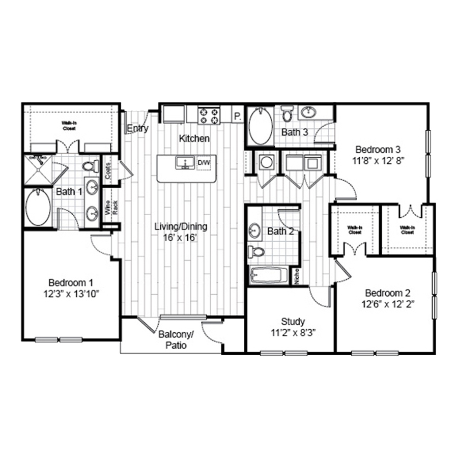 C1 floor plan