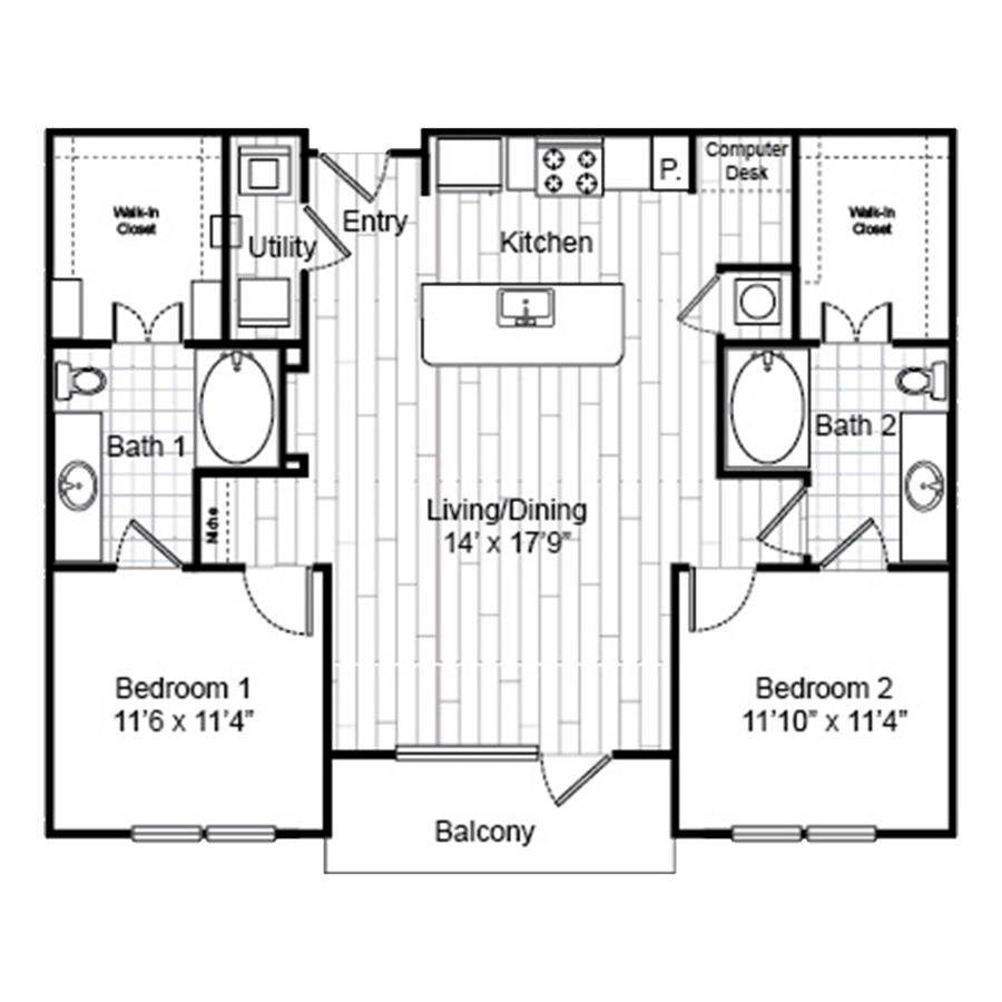 B2 floor plan