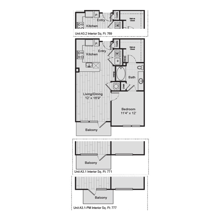 A3 floor plan