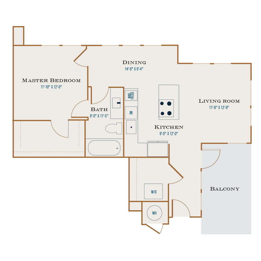 A6 floor plan