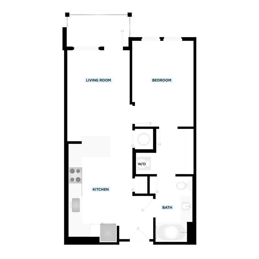 A2 floor plan