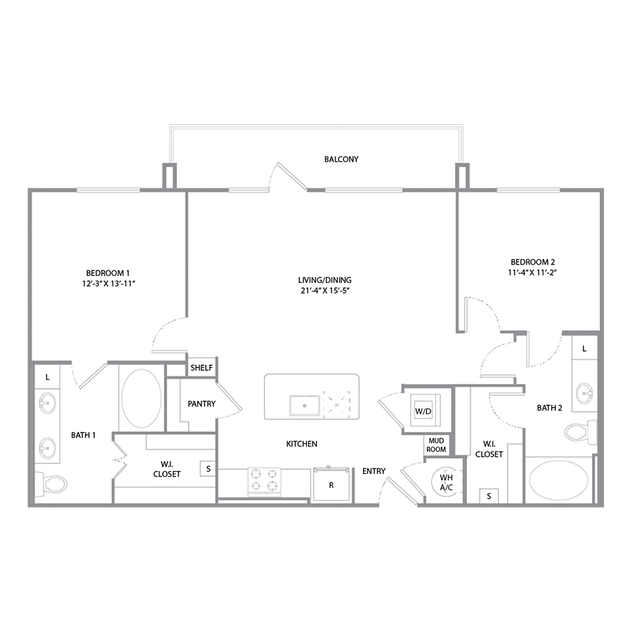 Lakeshore floor plan
