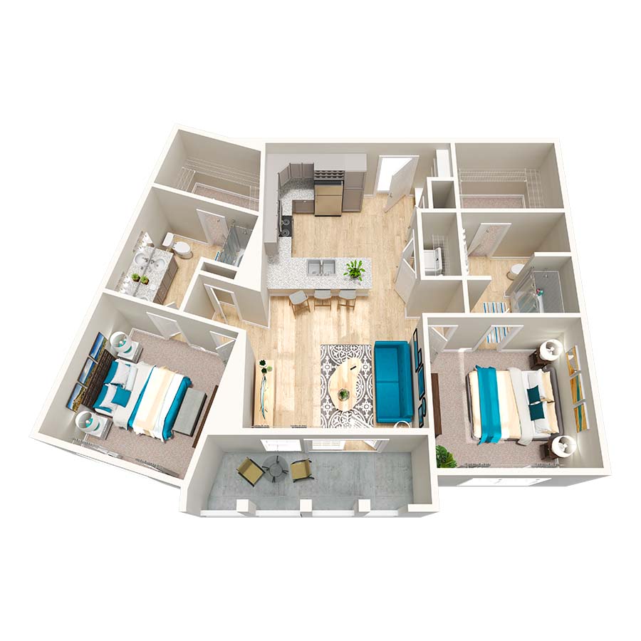 B2 floor plan