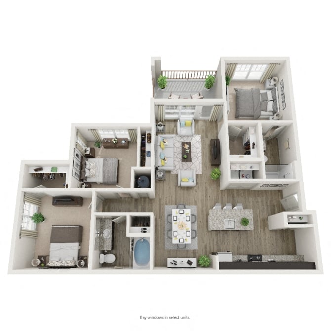 The Hudson floor plan