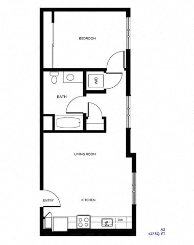 A2 floor plan