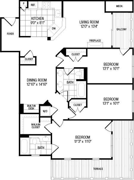 Sandy Point floor plan