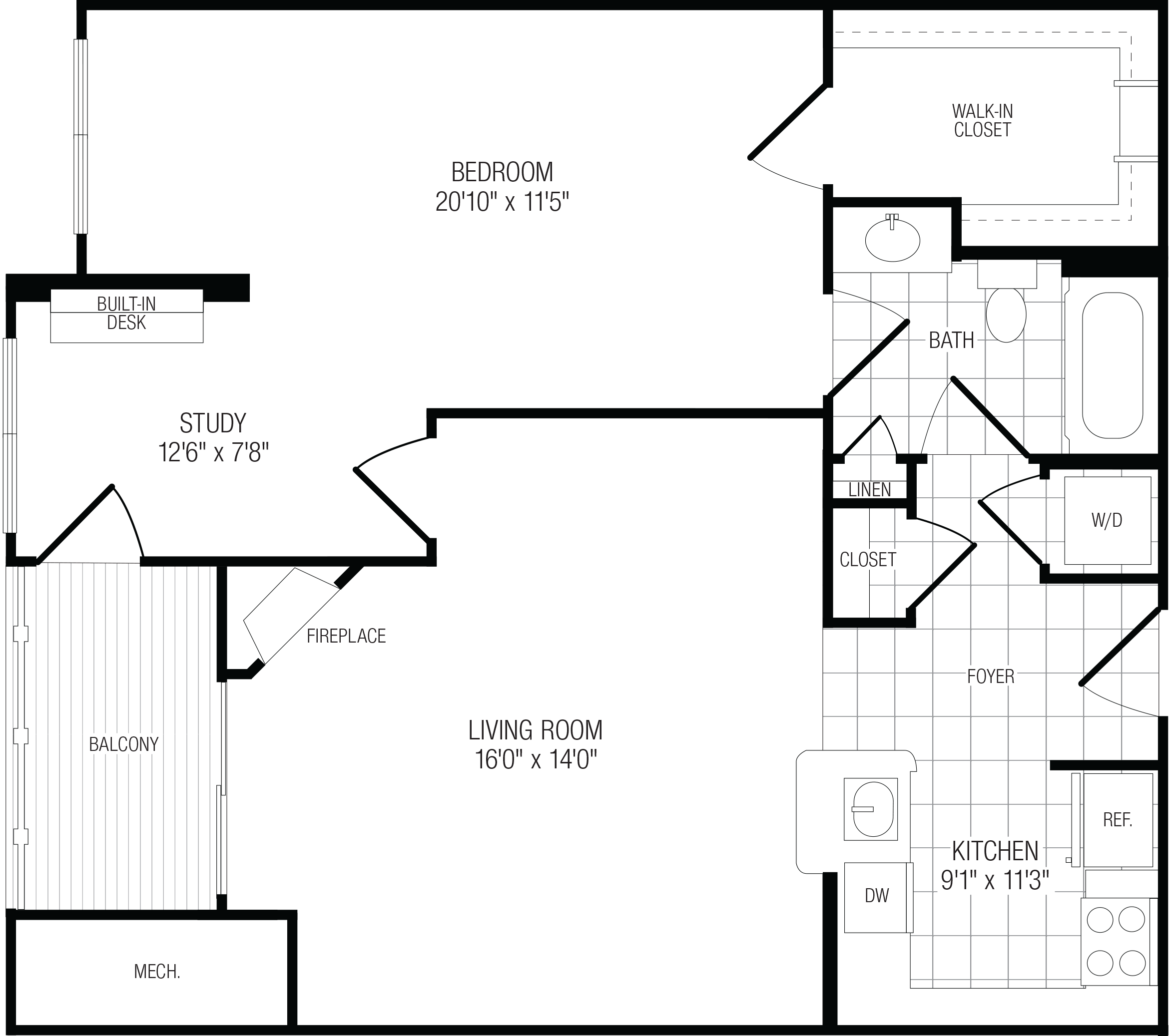 Solomon (w/Study) floor plan