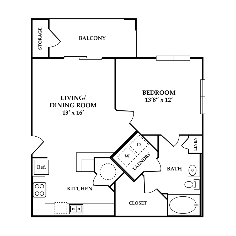 A1 floor plan