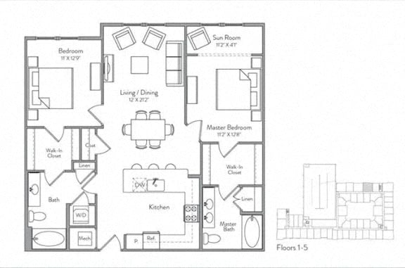 B1A floor plan