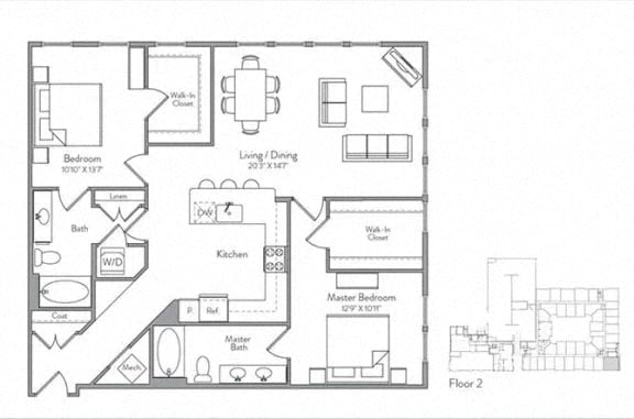 B3A floor plan