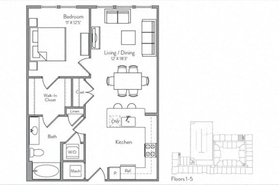 A1C floor plan