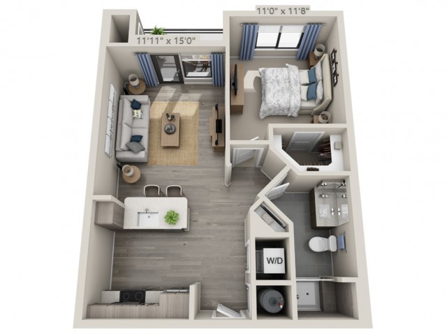 A2 floor plan