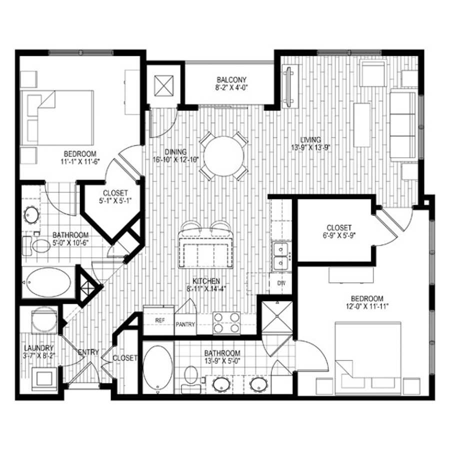 B2 floor plan