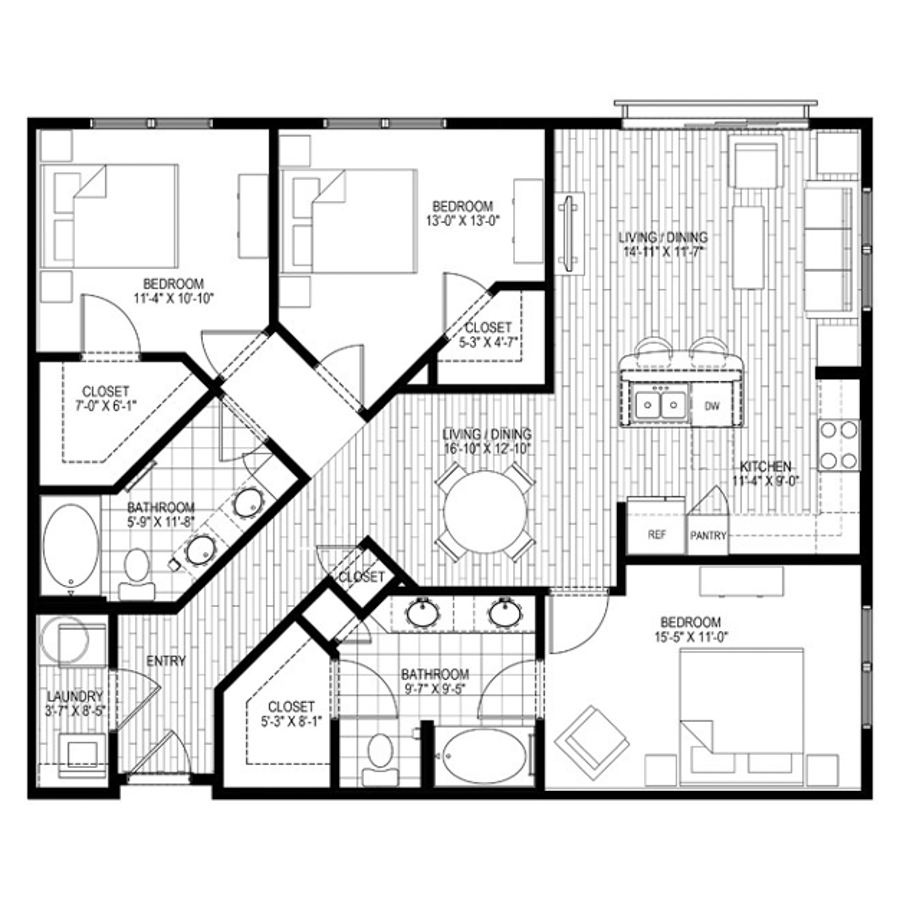 C1 floor plan