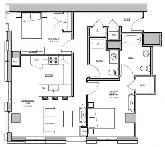 A9 floor plan