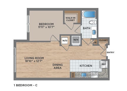 1-C1 floor plan