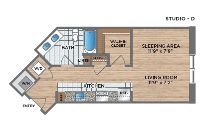 S-D floor plan