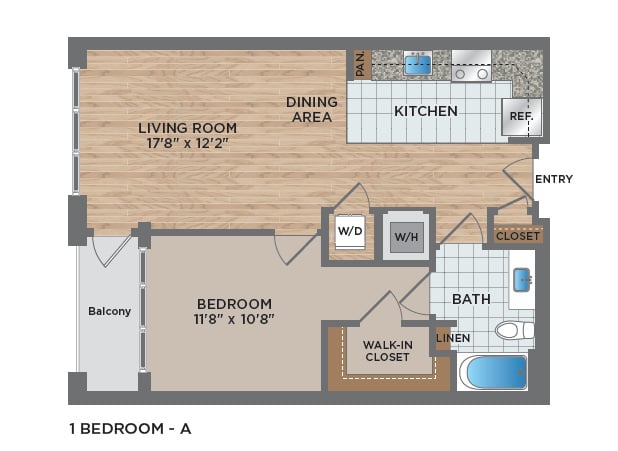 1-A floor plan