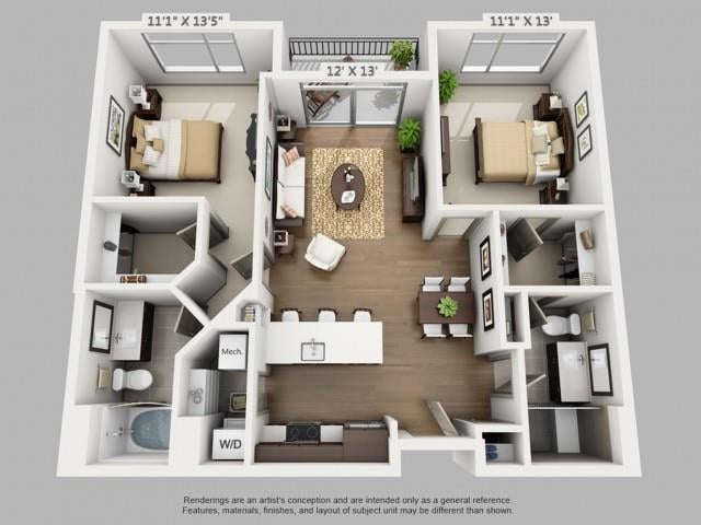 Travel floor plan