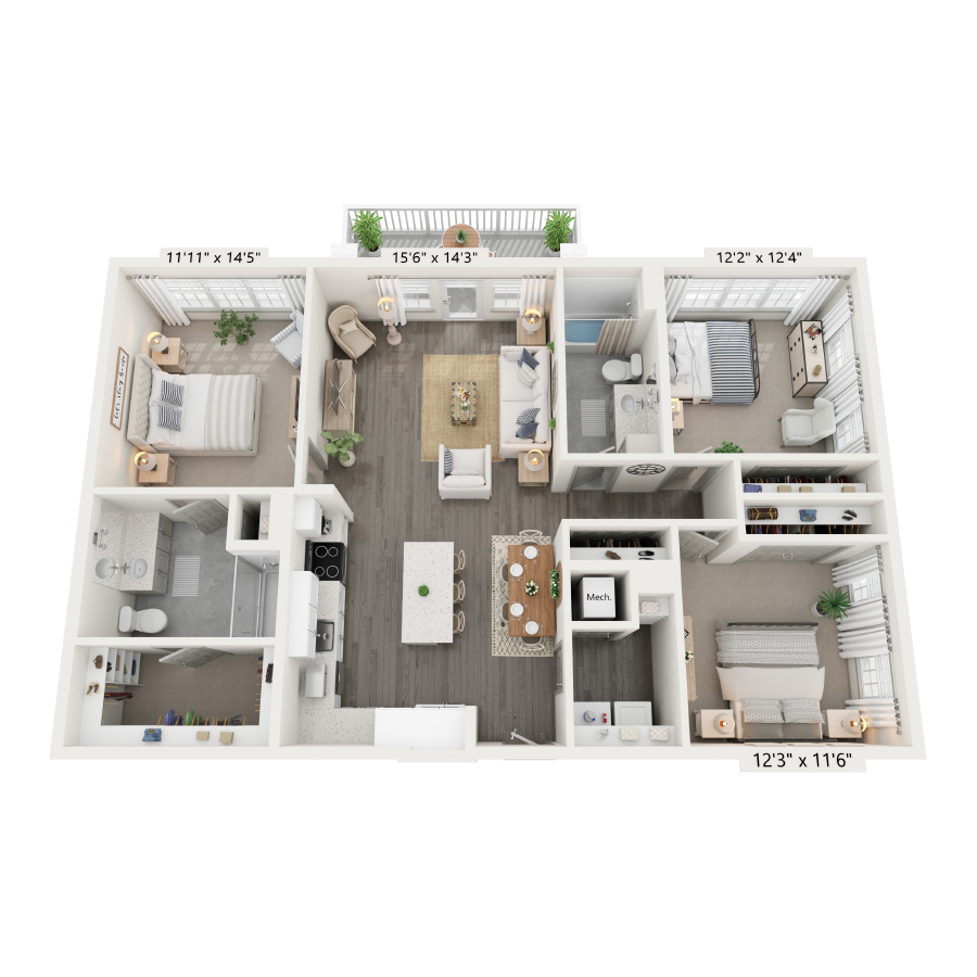 C2 floor plan