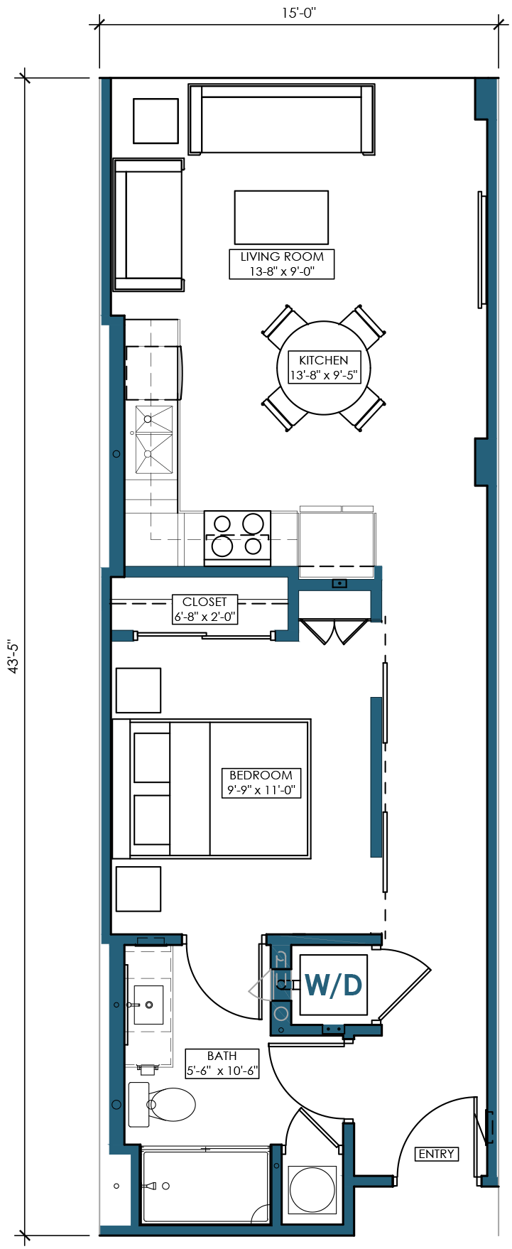 A1 floor plan