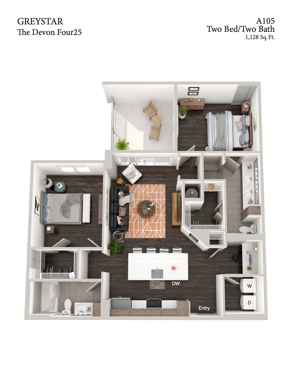 A105 floor plan