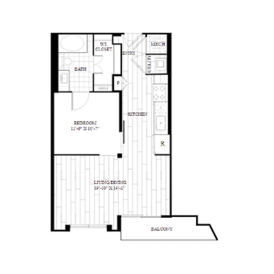 P1A floor plan