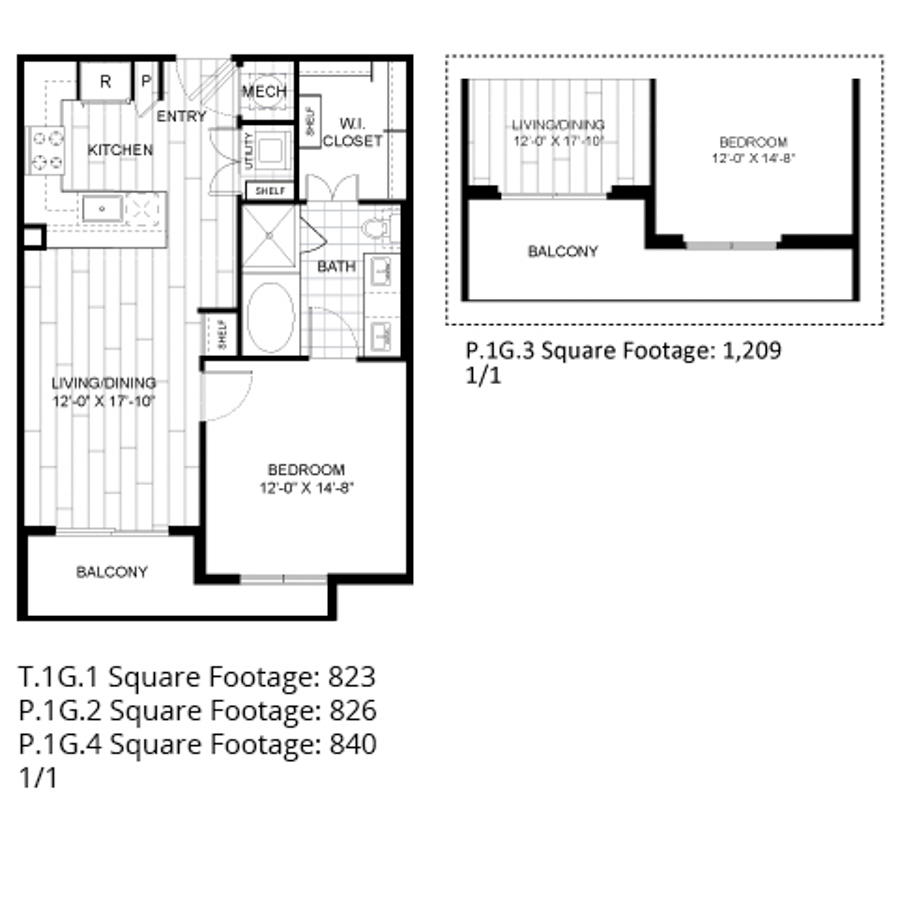 T3 floor plan
