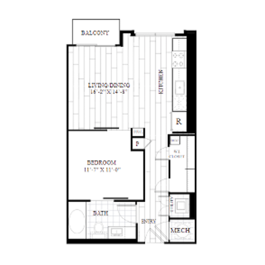 P1C floor plan