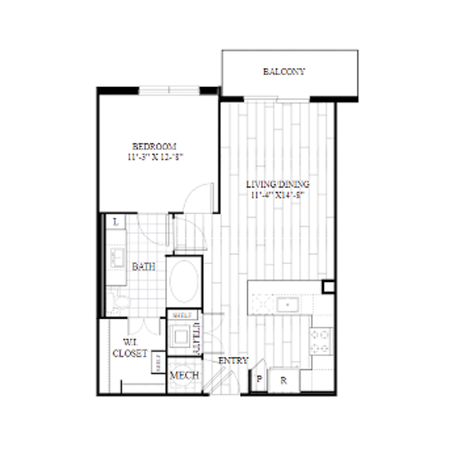 1F1 floor plan