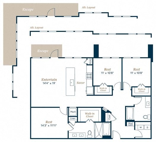 C1 floor plan