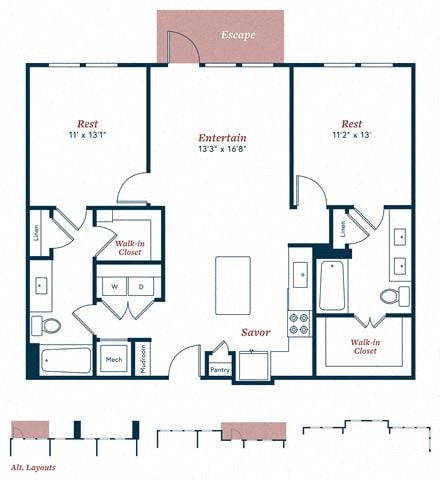 B2 floor plan