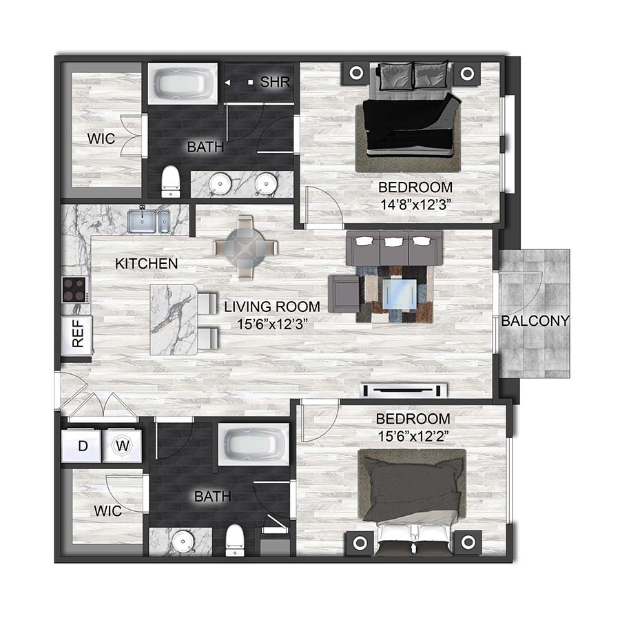 B2 floor plan