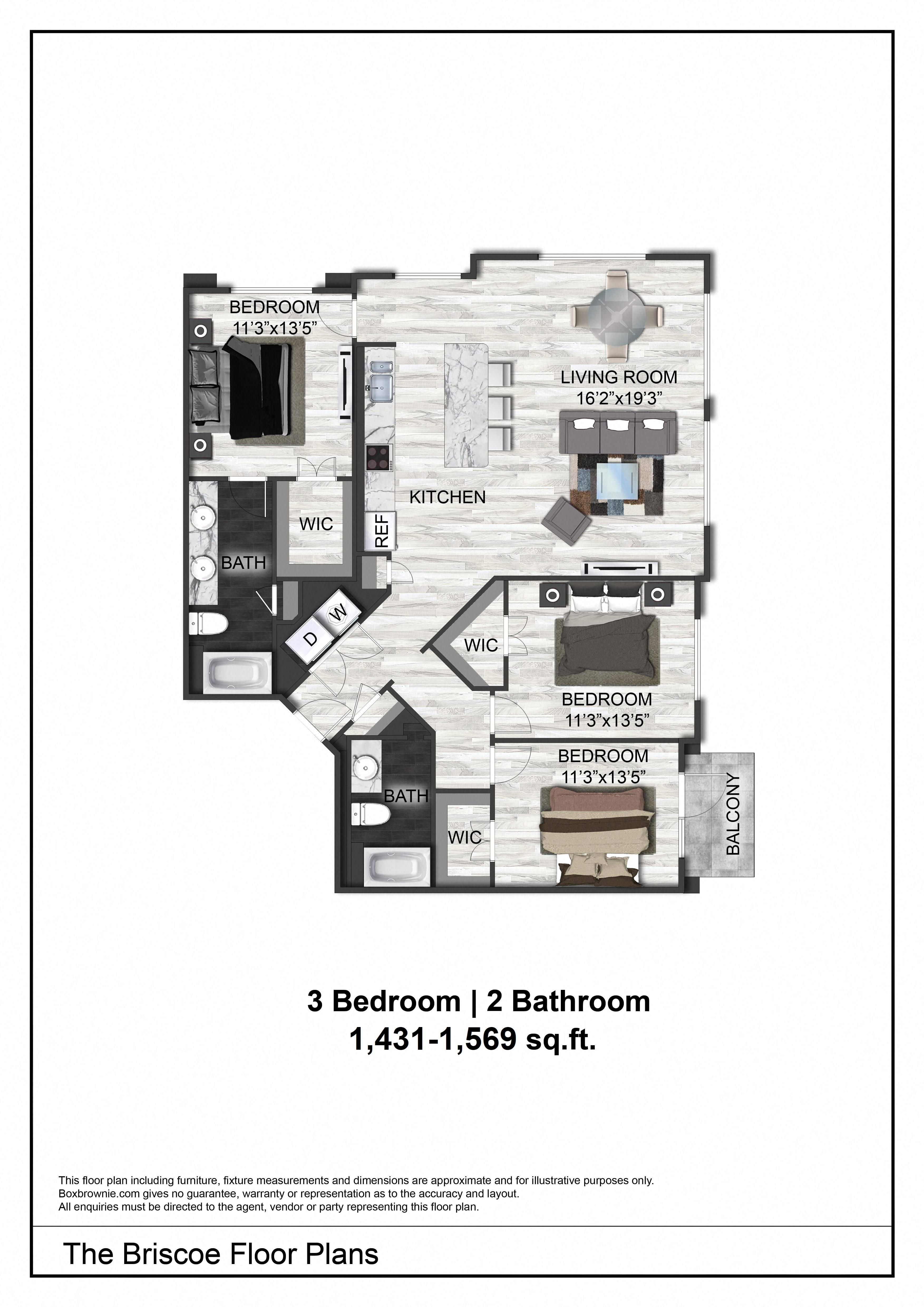 Walnut floor plan