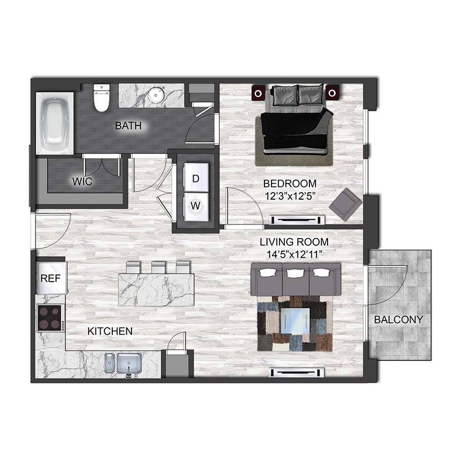 A1 floor plan