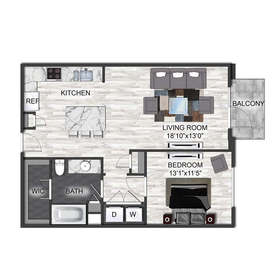 A2 floor plan