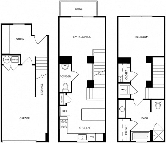 Camden Townhome floor plan