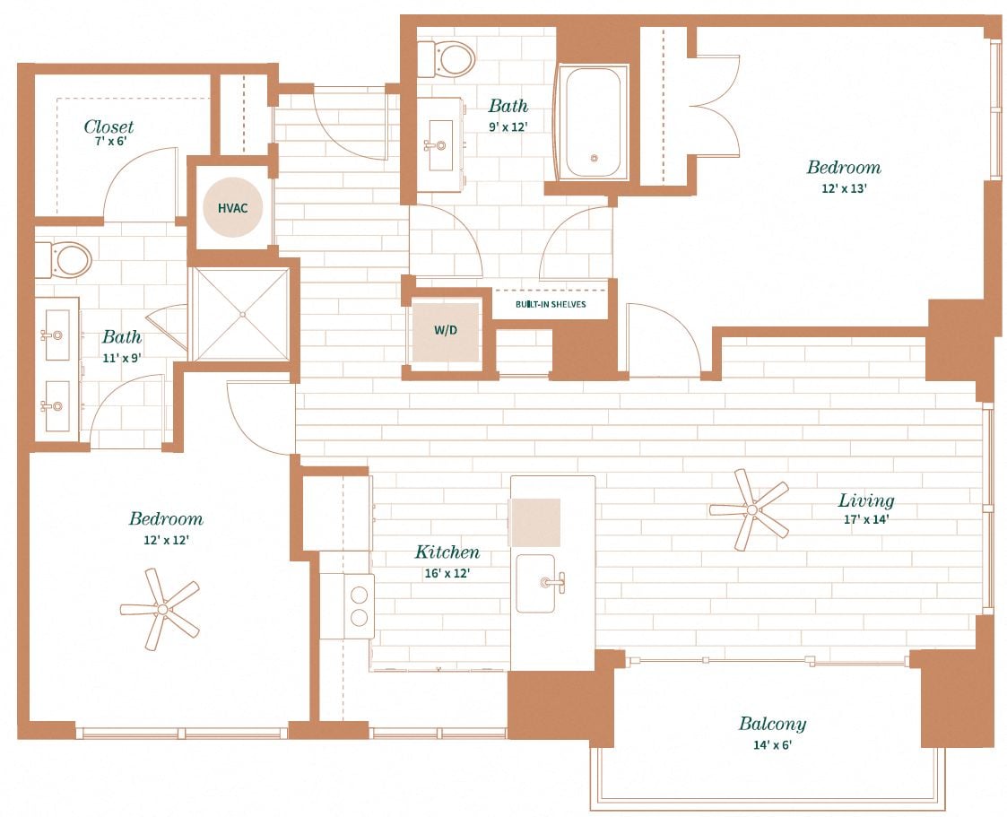 Cedar floor plan